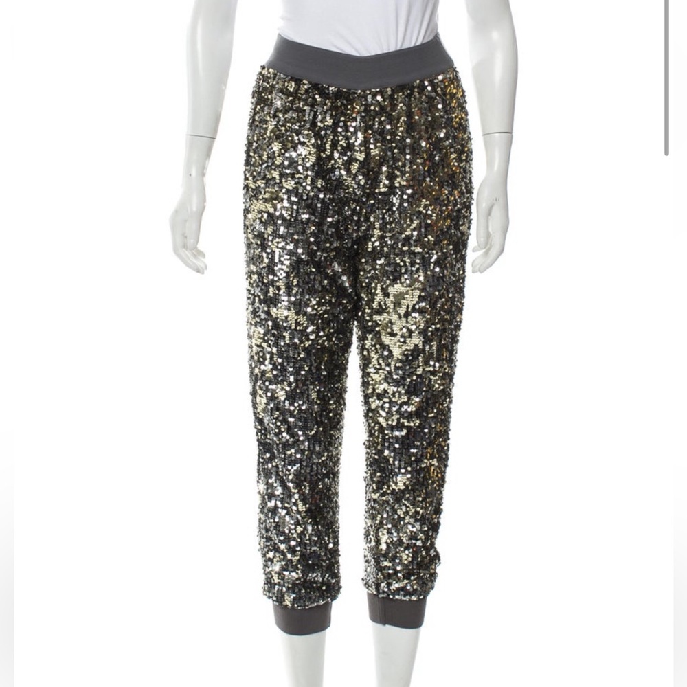 Sequin Jogger Pants